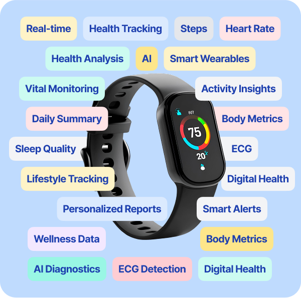 Doctor analyzing health metrics